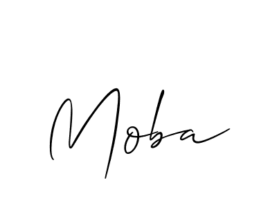 if you are searching for the best signature style for your name Moba. so please give up your signature search. here we have designed multiple signature styles  using Allison_Script. Moba signature style 2 images and pictures png