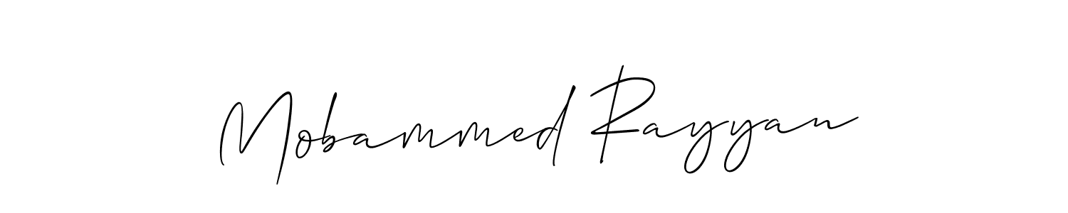 Best and Professional Signature Style for Mobammed Rayyan. Allison_Script Best Signature Style Collection. Mobammed Rayyan signature style 2 images and pictures png