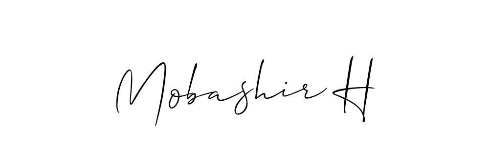 Best and Professional Signature Style for Mobashir H. Allison_Script Best Signature Style Collection. Mobashir H signature style 2 images and pictures png