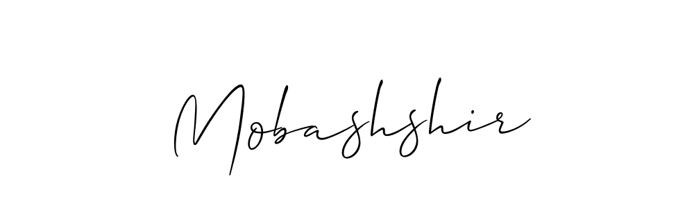 You should practise on your own different ways (Allison_Script) to write your name (Mobashshir) in signature. don't let someone else do it for you. Mobashshir signature style 2 images and pictures png