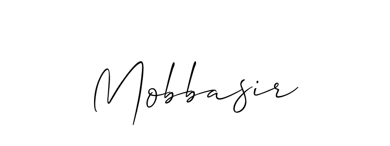 The best way (Allison_Script) to make a short signature is to pick only two or three words in your name. The name Mobbasir include a total of six letters. For converting this name. Mobbasir signature style 2 images and pictures png