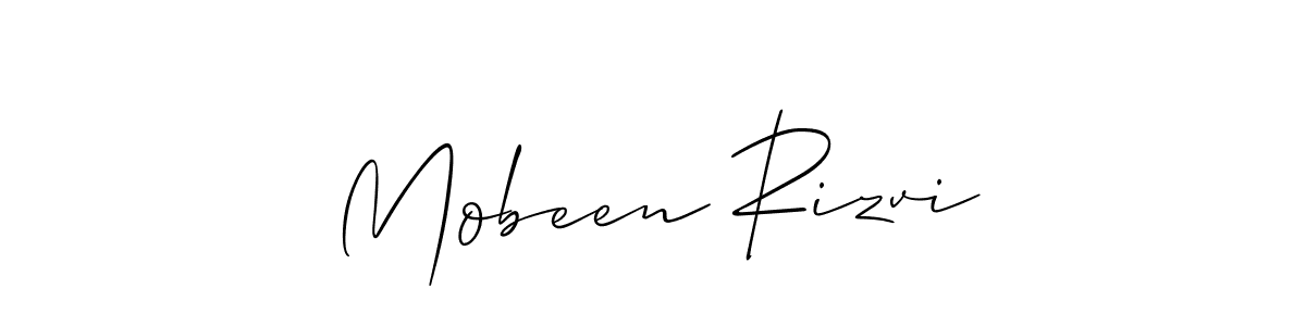 Make a beautiful signature design for name Mobeen Rizvi. Use this online signature maker to create a handwritten signature for free. Mobeen Rizvi signature style 2 images and pictures png