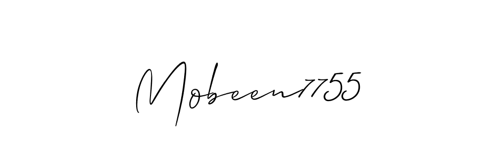 Design your own signature with our free online signature maker. With this signature software, you can create a handwritten (Allison_Script) signature for name Mobeen7755. Mobeen7755 signature style 2 images and pictures png