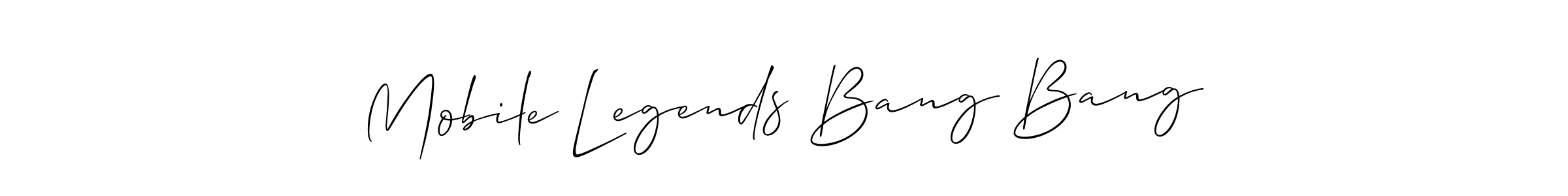 Check out images of Autograph of Mobile Legends Bang Bang name. Actor Mobile Legends Bang Bang Signature Style. Allison_Script is a professional sign style online. Mobile Legends Bang Bang signature style 2 images and pictures png
