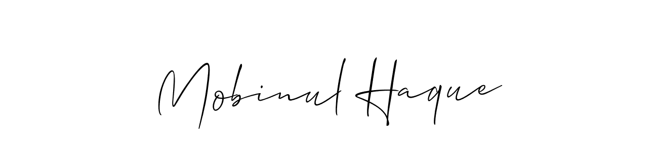 You should practise on your own different ways (Allison_Script) to write your name (Mobinul Haque) in signature. don't let someone else do it for you. Mobinul Haque signature style 2 images and pictures png