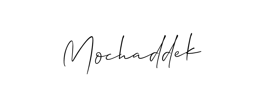 You can use this online signature creator to create a handwritten signature for the name Mochaddek. This is the best online autograph maker. Mochaddek signature style 2 images and pictures png