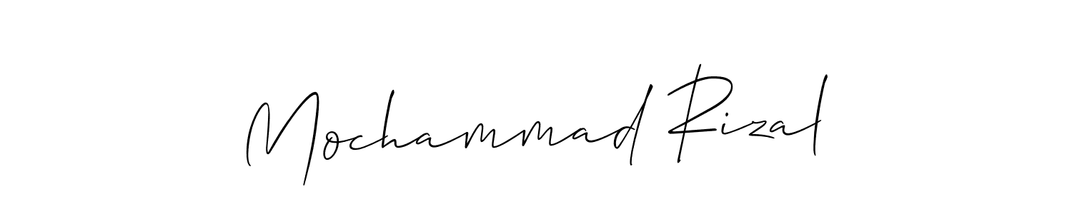 Make a beautiful signature design for name Mochammad Rizal. Use this online signature maker to create a handwritten signature for free. Mochammad Rizal signature style 2 images and pictures png