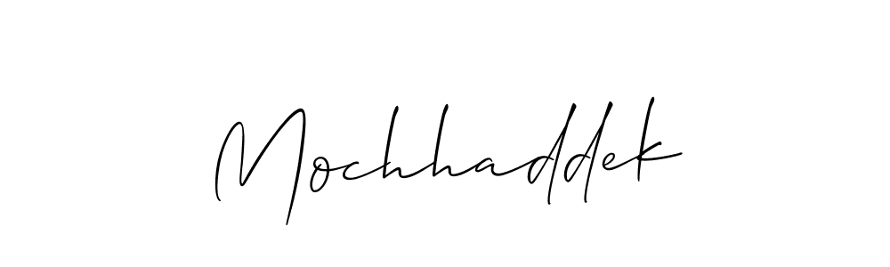 You should practise on your own different ways (Allison_Script) to write your name (Mochhaddek) in signature. don't let someone else do it for you. Mochhaddek signature style 2 images and pictures png