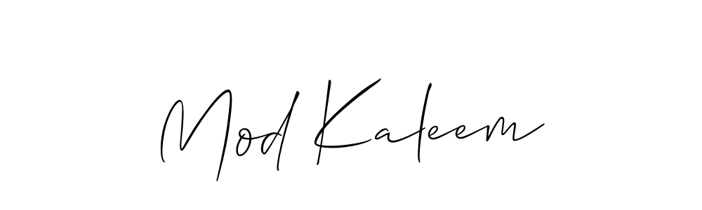 How to Draw Mod Kaleem signature style? Allison_Script is a latest design signature styles for name Mod Kaleem. Mod Kaleem signature style 2 images and pictures png