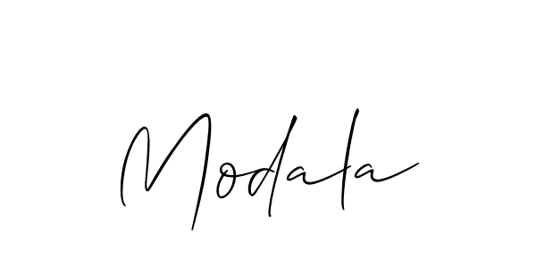 How to Draw Modala signature style? Allison_Script is a latest design signature styles for name Modala. Modala signature style 2 images and pictures png
