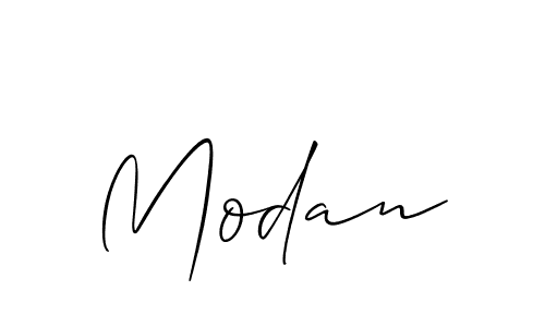 You should practise on your own different ways (Allison_Script) to write your name (Modan) in signature. don't let someone else do it for you. Modan signature style 2 images and pictures png