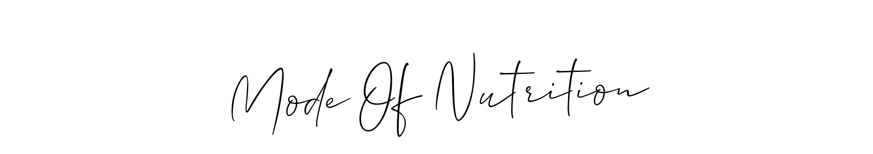 You can use this online signature creator to create a handwritten signature for the name Mode Of Nutrition. This is the best online autograph maker. Mode Of Nutrition signature style 2 images and pictures png