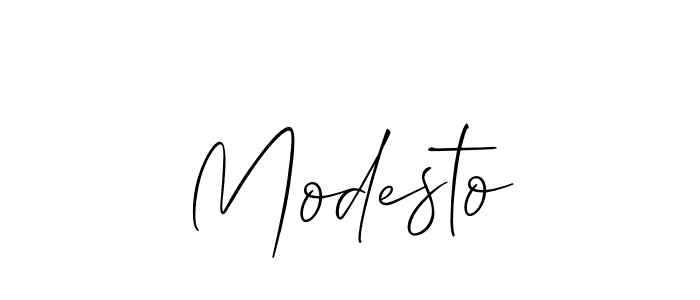 Allison_Script is a professional signature style that is perfect for those who want to add a touch of class to their signature. It is also a great choice for those who want to make their signature more unique. Get Modesto name to fancy signature for free. Modesto signature style 2 images and pictures png