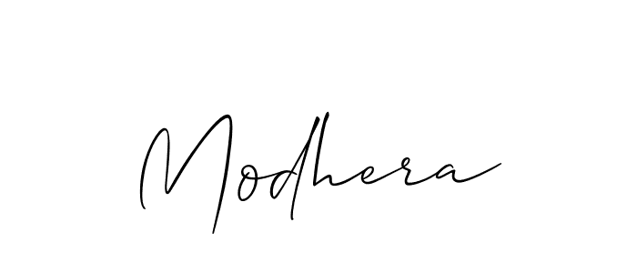 Similarly Allison_Script is the best handwritten signature design. Signature creator online .You can use it as an online autograph creator for name Modhera. Modhera signature style 2 images and pictures png