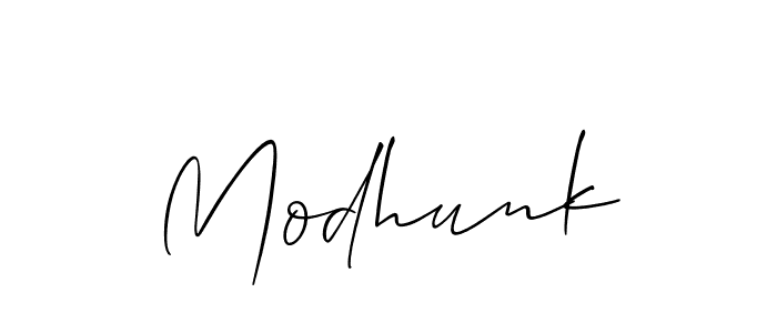 Modhunk stylish signature style. Best Handwritten Sign (Allison_Script) for my name. Handwritten Signature Collection Ideas for my name Modhunk. Modhunk signature style 2 images and pictures png