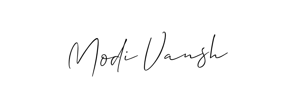 Make a beautiful signature design for name Modi Vansh. Use this online signature maker to create a handwritten signature for free. Modi Vansh signature style 2 images and pictures png