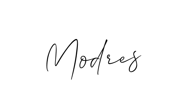 Create a beautiful signature design for name Modres. With this signature (Allison_Script) fonts, you can make a handwritten signature for free. Modres signature style 2 images and pictures png