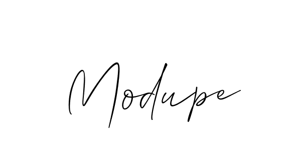 Make a beautiful signature design for name Modupe. Use this online signature maker to create a handwritten signature for free. Modupe signature style 2 images and pictures png