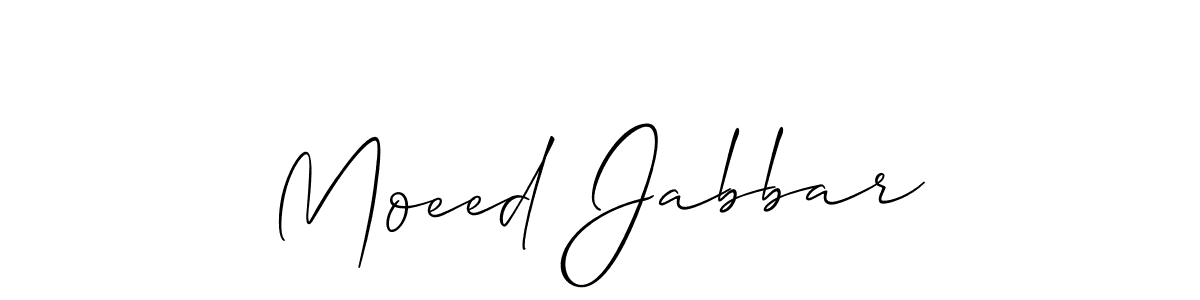 How to Draw Moeed Jabbar signature style? Allison_Script is a latest design signature styles for name Moeed Jabbar. Moeed Jabbar signature style 2 images and pictures png