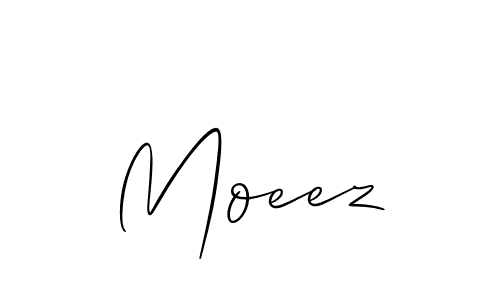 How to Draw Moeez signature style? Allison_Script is a latest design signature styles for name Moeez. Moeez signature style 2 images and pictures png