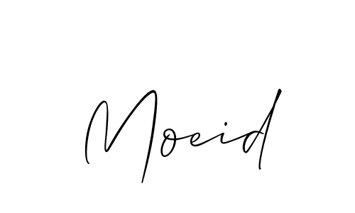 Also we have Moeid name is the best signature style. Create professional handwritten signature collection using Allison_Script autograph style. Moeid signature style 2 images and pictures png