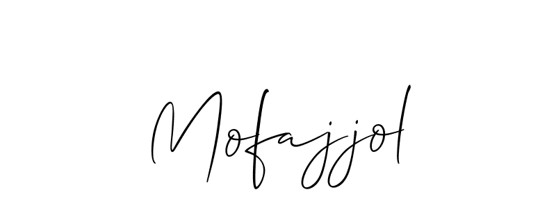 Make a beautiful signature design for name Mofajjol. Use this online signature maker to create a handwritten signature for free. Mofajjol signature style 2 images and pictures png