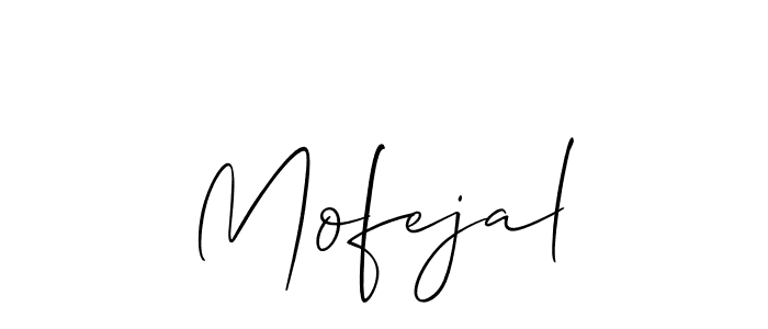 Make a short Mofejal signature style. Manage your documents anywhere anytime using Allison_Script. Create and add eSignatures, submit forms, share and send files easily. Mofejal signature style 2 images and pictures png