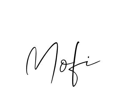 How to make Mofi name signature. Use Allison_Script style for creating short signs online. This is the latest handwritten sign. Mofi signature style 2 images and pictures png