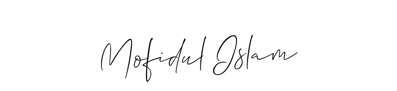 Also we have Mofidul Islam name is the best signature style. Create professional handwritten signature collection using Allison_Script autograph style. Mofidul Islam signature style 2 images and pictures png