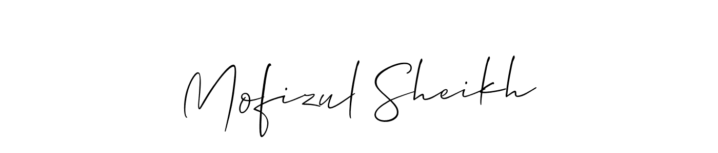 Similarly Allison_Script is the best handwritten signature design. Signature creator online .You can use it as an online autograph creator for name Mofizul Sheikh. Mofizul Sheikh signature style 2 images and pictures png