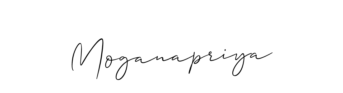 Best and Professional Signature Style for Moganapriya. Allison_Script Best Signature Style Collection. Moganapriya signature style 2 images and pictures png