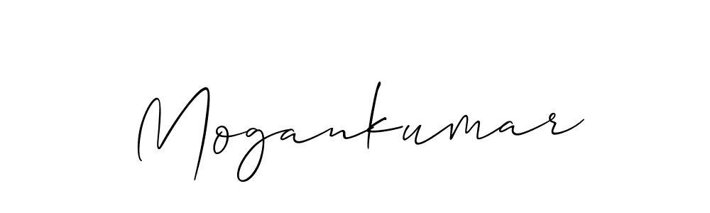 if you are searching for the best signature style for your name Mogankumar. so please give up your signature search. here we have designed multiple signature styles  using Allison_Script. Mogankumar signature style 2 images and pictures png