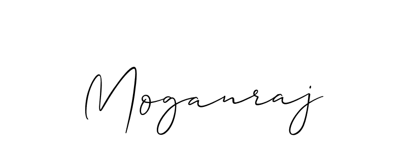 How to make Moganraj name signature. Use Allison_Script style for creating short signs online. This is the latest handwritten sign. Moganraj signature style 2 images and pictures png