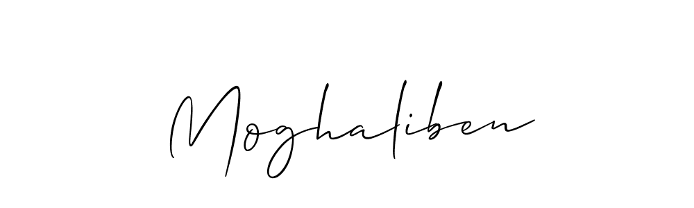 Make a beautiful signature design for name Moghaliben. Use this online signature maker to create a handwritten signature for free. Moghaliben signature style 2 images and pictures png
