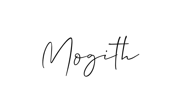 Best and Professional Signature Style for Mogith. Allison_Script Best Signature Style Collection. Mogith signature style 2 images and pictures png