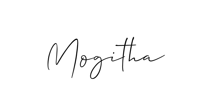 Best and Professional Signature Style for Mogitha. Allison_Script Best Signature Style Collection. Mogitha signature style 2 images and pictures png