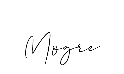 if you are searching for the best signature style for your name Mogre. so please give up your signature search. here we have designed multiple signature styles  using Allison_Script. Mogre signature style 2 images and pictures png