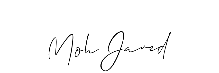 Moh Javed stylish signature style. Best Handwritten Sign (Allison_Script) for my name. Handwritten Signature Collection Ideas for my name Moh Javed. Moh Javed signature style 2 images and pictures png