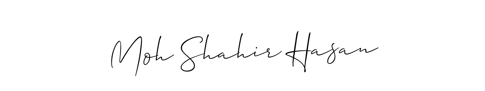 You can use this online signature creator to create a handwritten signature for the name Moh Shahir Hasan. This is the best online autograph maker. Moh Shahir Hasan signature style 2 images and pictures png