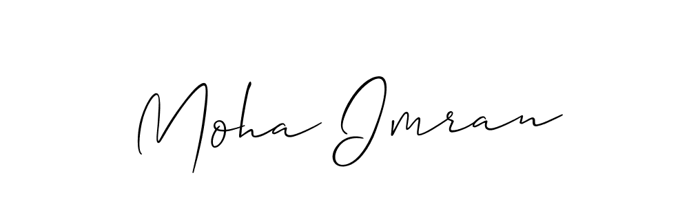 Make a beautiful signature design for name Moha Imran. Use this online signature maker to create a handwritten signature for free. Moha Imran signature style 2 images and pictures png