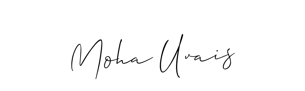 Similarly Allison_Script is the best handwritten signature design. Signature creator online .You can use it as an online autograph creator for name Moha Uvais. Moha Uvais signature style 2 images and pictures png