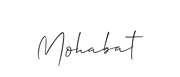 Make a short Mohabat signature style. Manage your documents anywhere anytime using Allison_Script. Create and add eSignatures, submit forms, share and send files easily. Mohabat signature style 2 images and pictures png