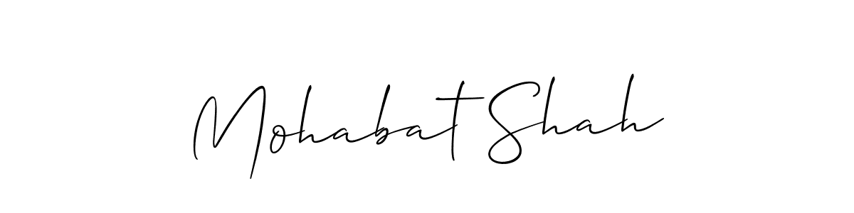 Once you've used our free online signature maker to create your best signature Allison_Script style, it's time to enjoy all of the benefits that Mohabat Shah name signing documents. Mohabat Shah signature style 2 images and pictures png