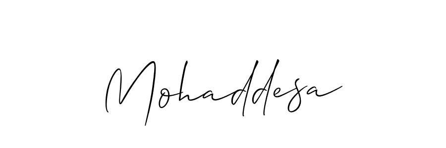 It looks lik you need a new signature style for name Mohaddesa. Design unique handwritten (Allison_Script) signature with our free signature maker in just a few clicks. Mohaddesa signature style 2 images and pictures png