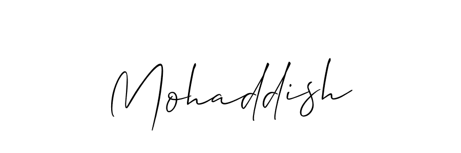 How to Draw Mohaddish signature style? Allison_Script is a latest design signature styles for name Mohaddish. Mohaddish signature style 2 images and pictures png