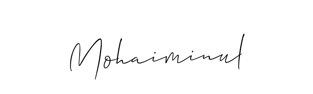 You should practise on your own different ways (Allison_Script) to write your name (Mohaiminul) in signature. don't let someone else do it for you. Mohaiminul signature style 2 images and pictures png