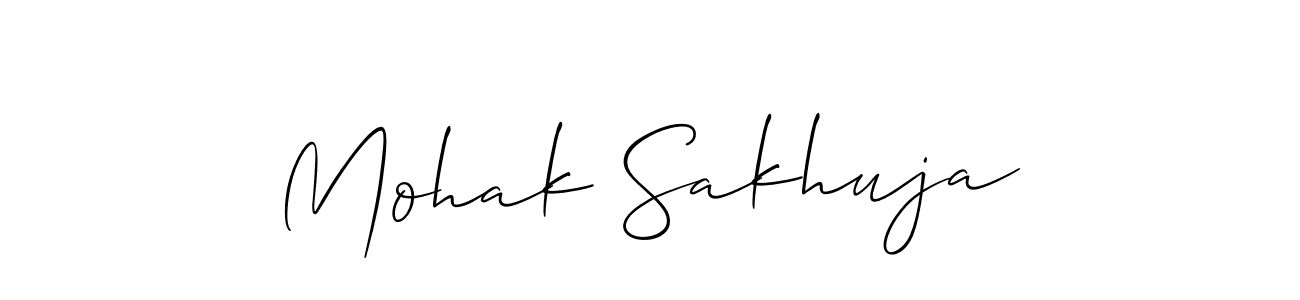 Once you've used our free online signature maker to create your best signature Allison_Script style, it's time to enjoy all of the benefits that Mohak Sakhuja name signing documents. Mohak Sakhuja signature style 2 images and pictures png