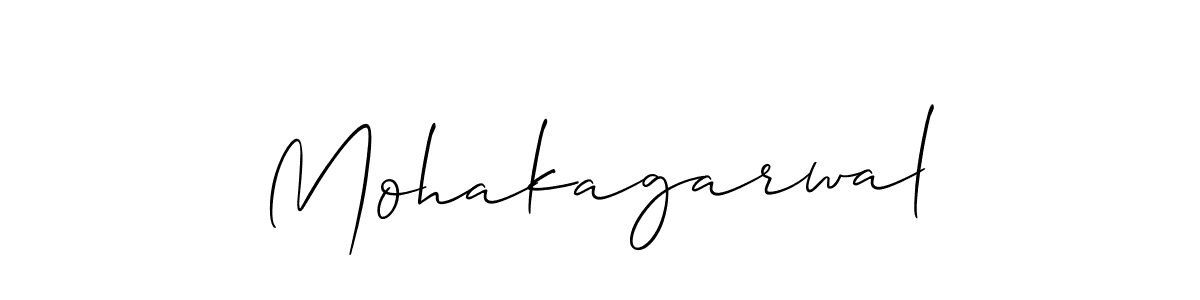 Also we have Mohakagarwal name is the best signature style. Create professional handwritten signature collection using Allison_Script autograph style. Mohakagarwal signature style 2 images and pictures png