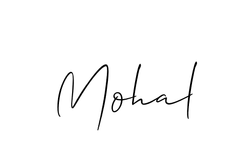 You should practise on your own different ways (Allison_Script) to write your name (Mohal) in signature. don't let someone else do it for you. Mohal signature style 2 images and pictures png