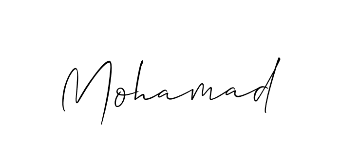 Mohamad stylish signature style. Best Handwritten Sign (Allison_Script) for my name. Handwritten Signature Collection Ideas for my name Mohamad. Mohamad signature style 2 images and pictures png